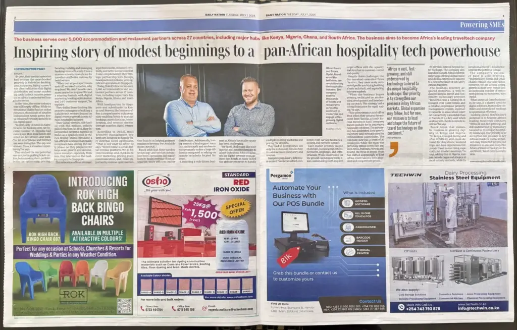 [Nation.Africa] Making of a hospitality tech powerhouse featured image